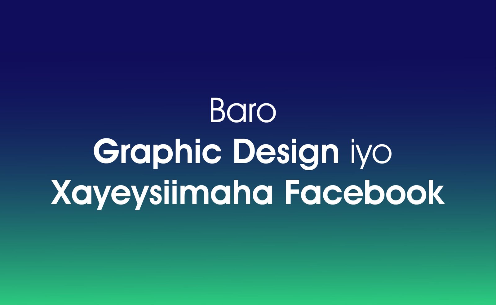 Graphic Design and Facebook Ads